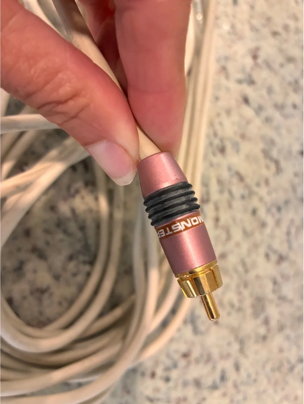 Monster RCA Audio Cable with Gold Plated Connectors